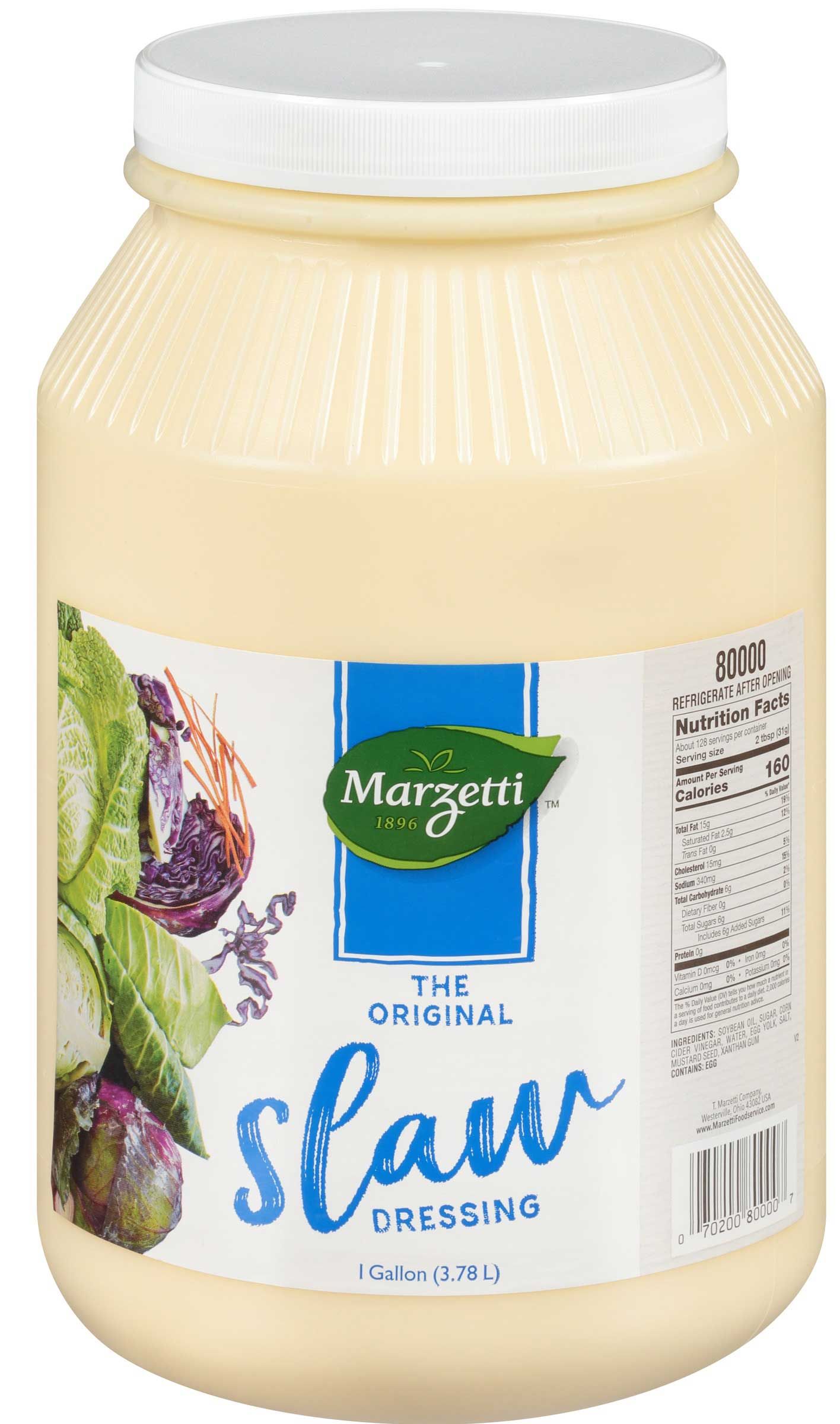 Marzetti Original Slaw Dressing, 1 Gallon -- 4 Per Case