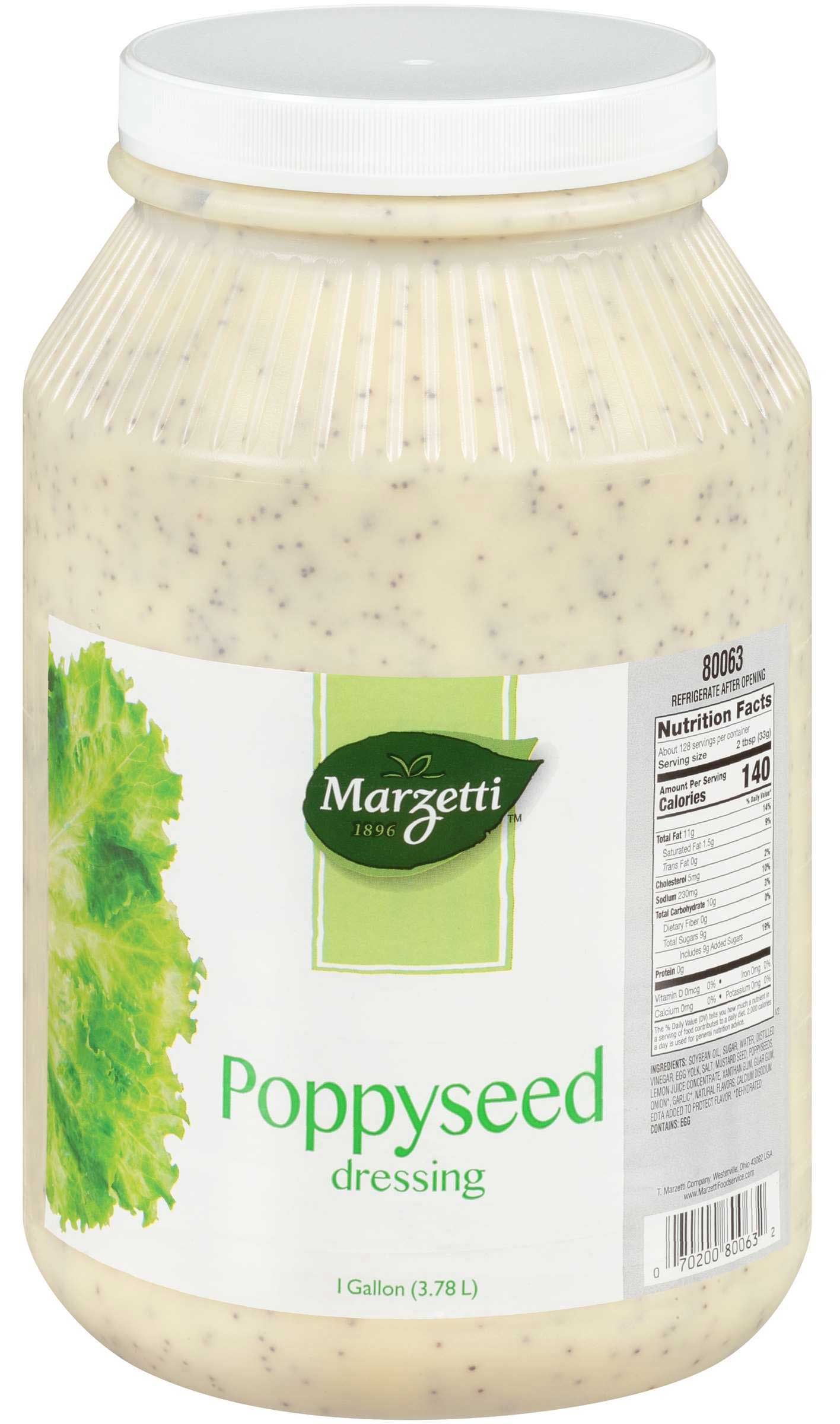 Marzetti Poppyseed Dressing, 1 Gallon -- 4 Per Case
