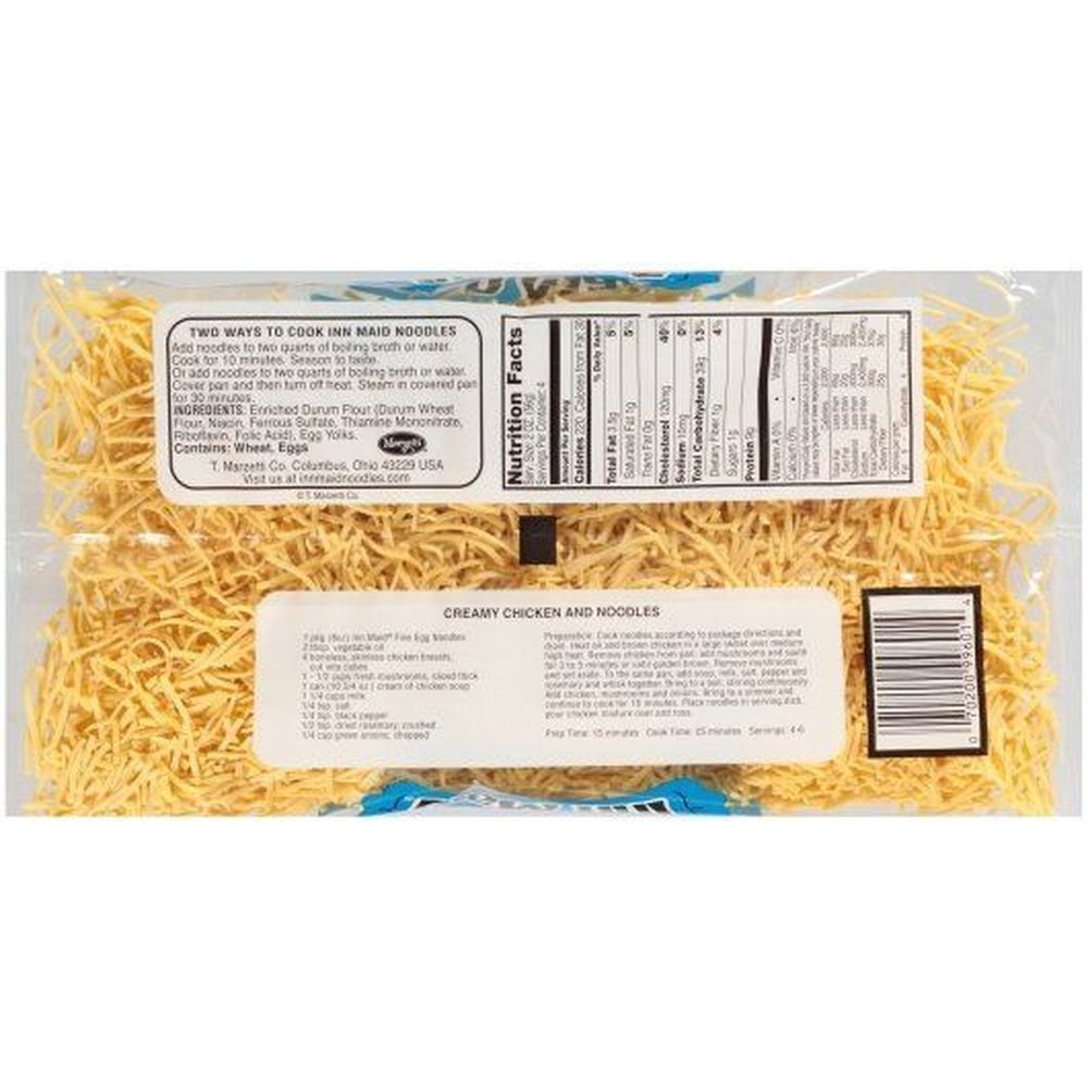 Inn Maid Fine Egg Noodles, 8 Ounce -- 12 per case