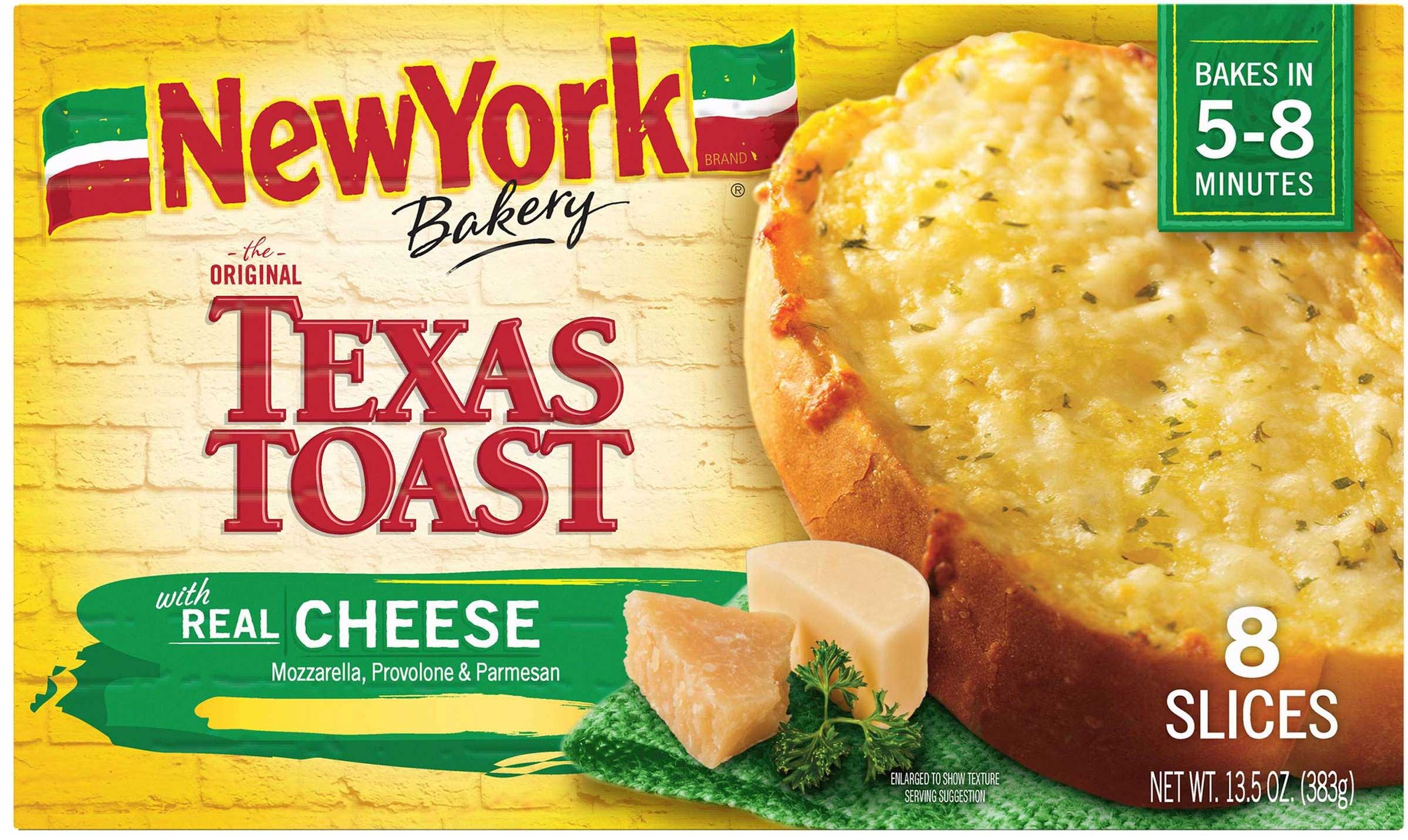 New York Bakery Texas Toast with Cheese, 13.5 Ounce -- 12 per case