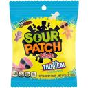 Sour Patch Kids Tropical Soft and Chewy Candy - Peg Bag, 3.6 Ounce - 12 per case