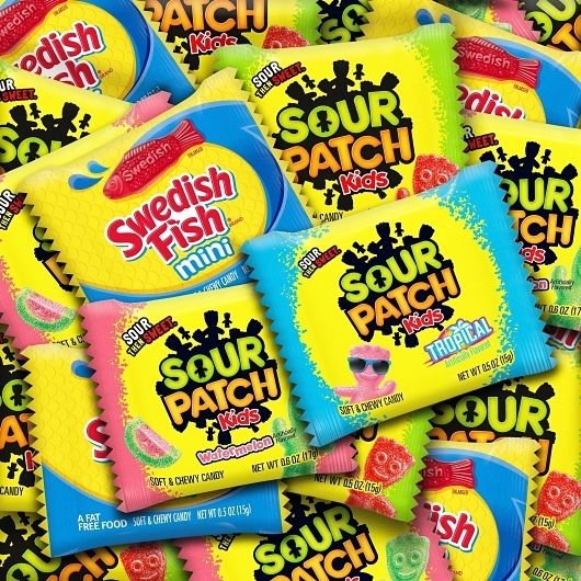 Sour Patch/Swedish Fish Red Variety Soft Candy, 5.66 Pound -- 6 per case