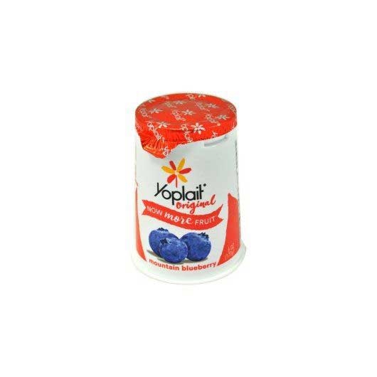 Yoplait Original Mountain Blueberry Yogurt, 6 Ounce -- 12 per case