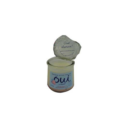 Oui by Yoplait French Style Strawberry Yogurt, 5 Ounce -- 8 per case