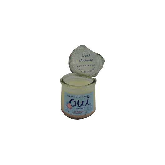 Oui By Yoplait French Style Strawberry Yogurt, 5 Ounce -- 8 Per Case