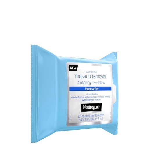 Neutrogena Fragrance Free Makeup Remover Cleansing Towelettes - 25 count per pack -- 6 packs per case