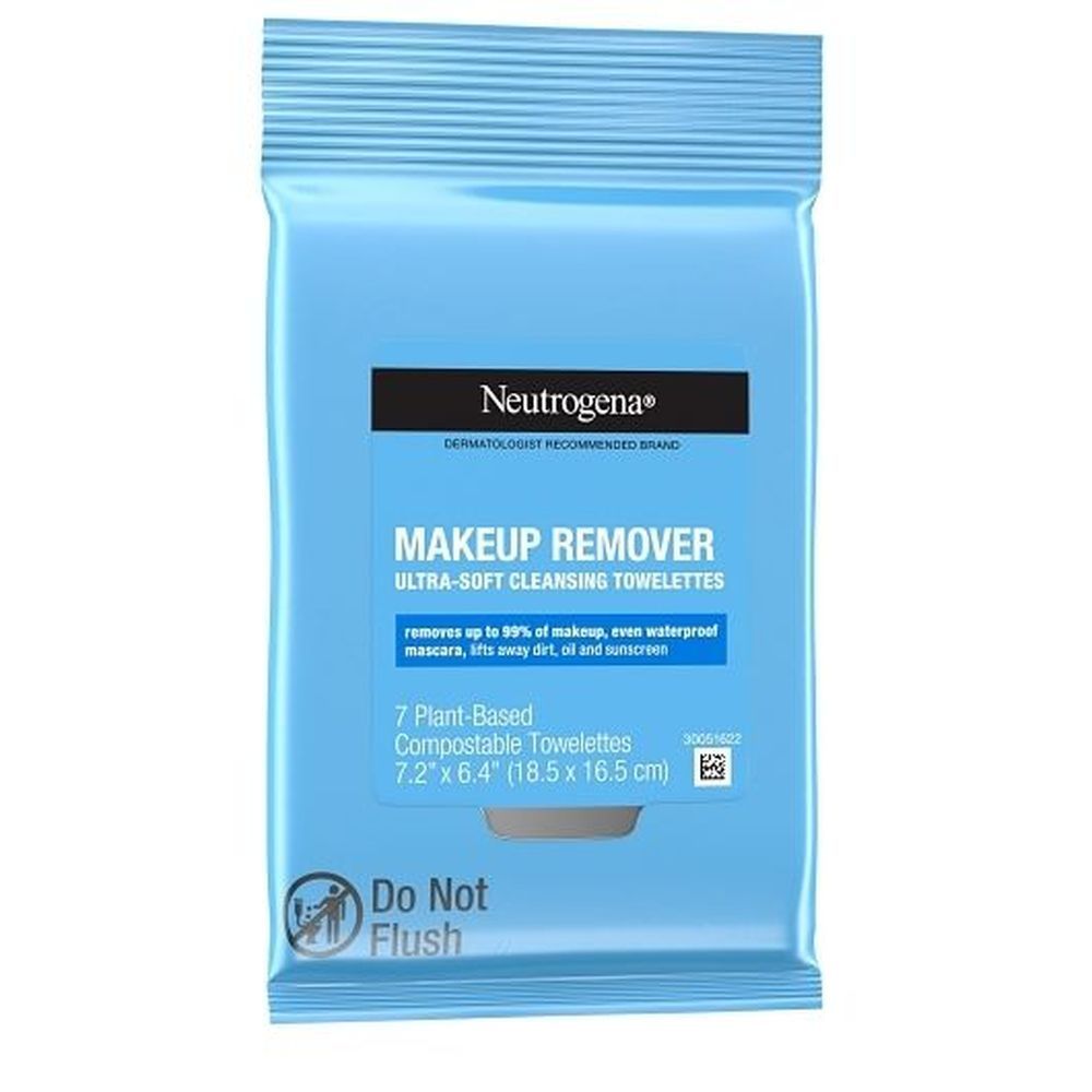 Neutrogena Trial Size Makeup Remover Wipes, 7 Count -- 24 Per Case