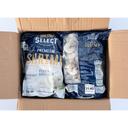 Riverence Provisions Individual Quick Frozen 21-25 Count White Raw Peeled and Deveined Tail-Off Shrimp, 10 Pound