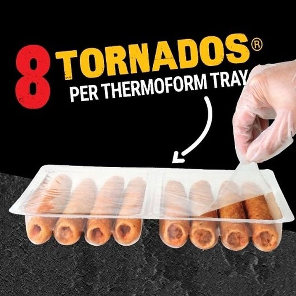 Tornados Ultimate Beef Nacho Tornados, 3 Ounce - 24 per case