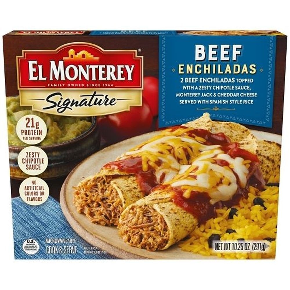 El Monterey Signature Beef Enchiladas, 10.25 Ounce -- 8 per case