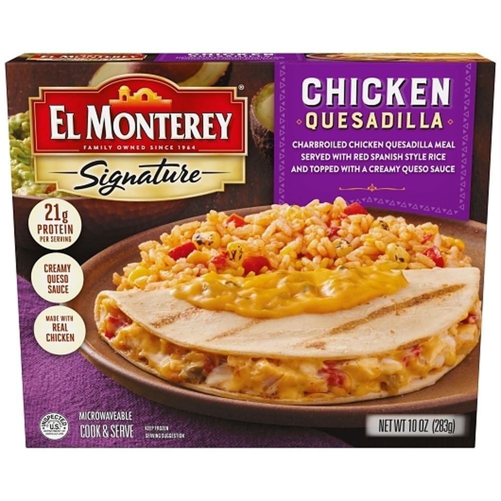 El Monterey Chicken Quesadilla, Single Serve Meal, 10 Ounce -- 8 Per Case
