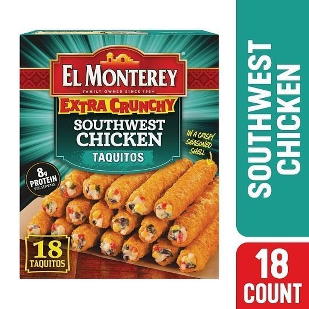 El Monterey Extra Crunchy Southwest Chicken Taquitos, 20.7 Ounce -- 5 Per Case