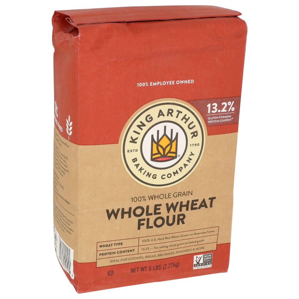 King Arthur Whole Wheat Flour, 5 Pound -- 8 per case