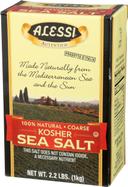 Alessi Kosher Sea Salt, 36.8 Ounce -- 6 per case