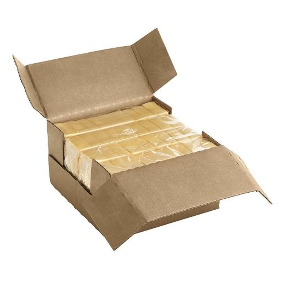 Bongards Yellow Reduced Fat and Sodium Processed American Cheese Hoagie Slice, 5 Pound -- 8 per case