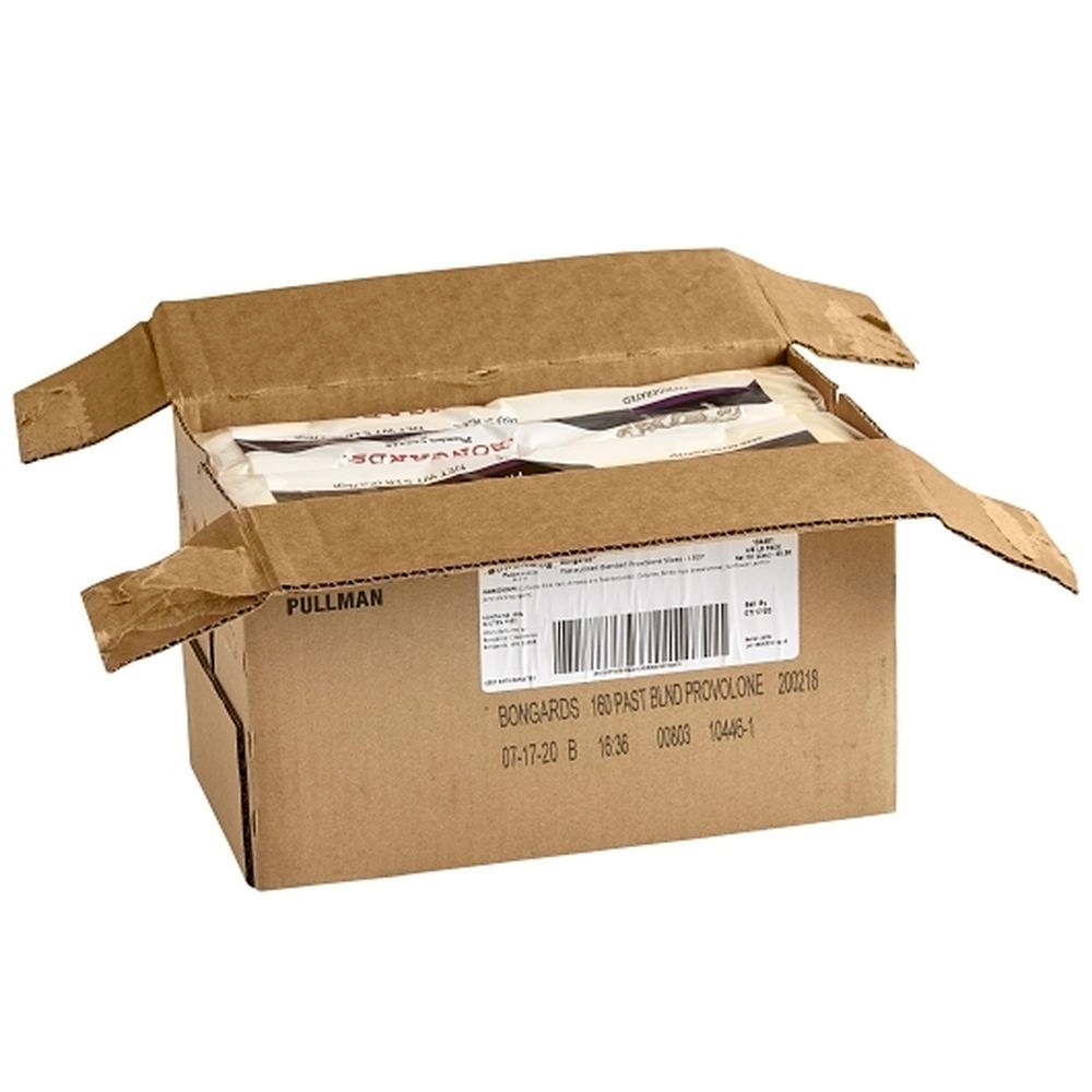 Bongards Pasteurized Blended Provolone Cheese Slice, 5 Pound -- 4 per case