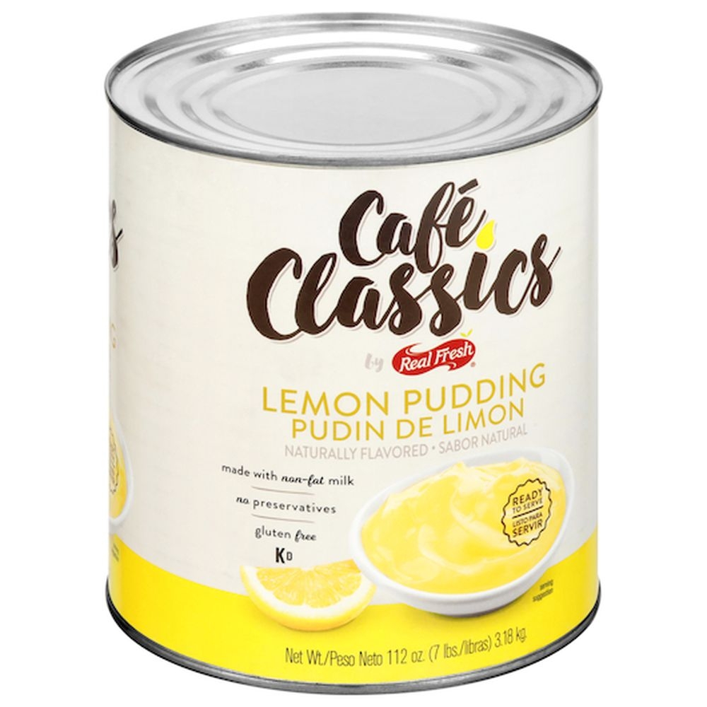Cafe Classics Real Fresh Lemon Pudding, 7 Pound -- 6 per case