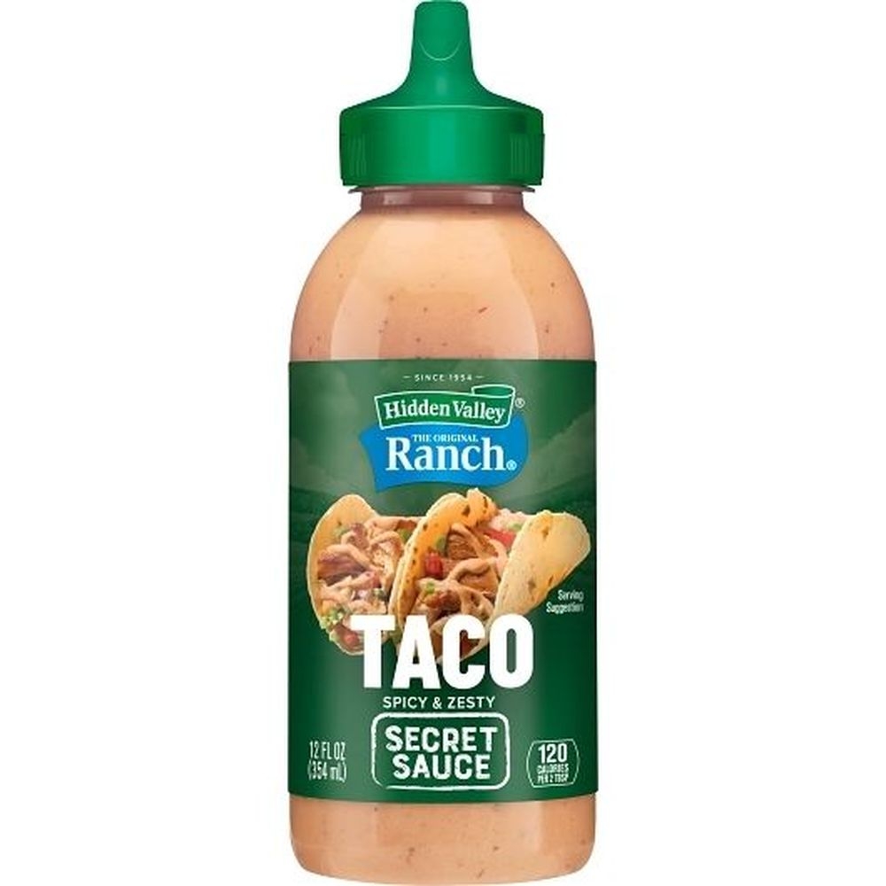 Hidden Valley Taco Secret Sauce, 12 Fluid Ounce Bottle - 6 per case