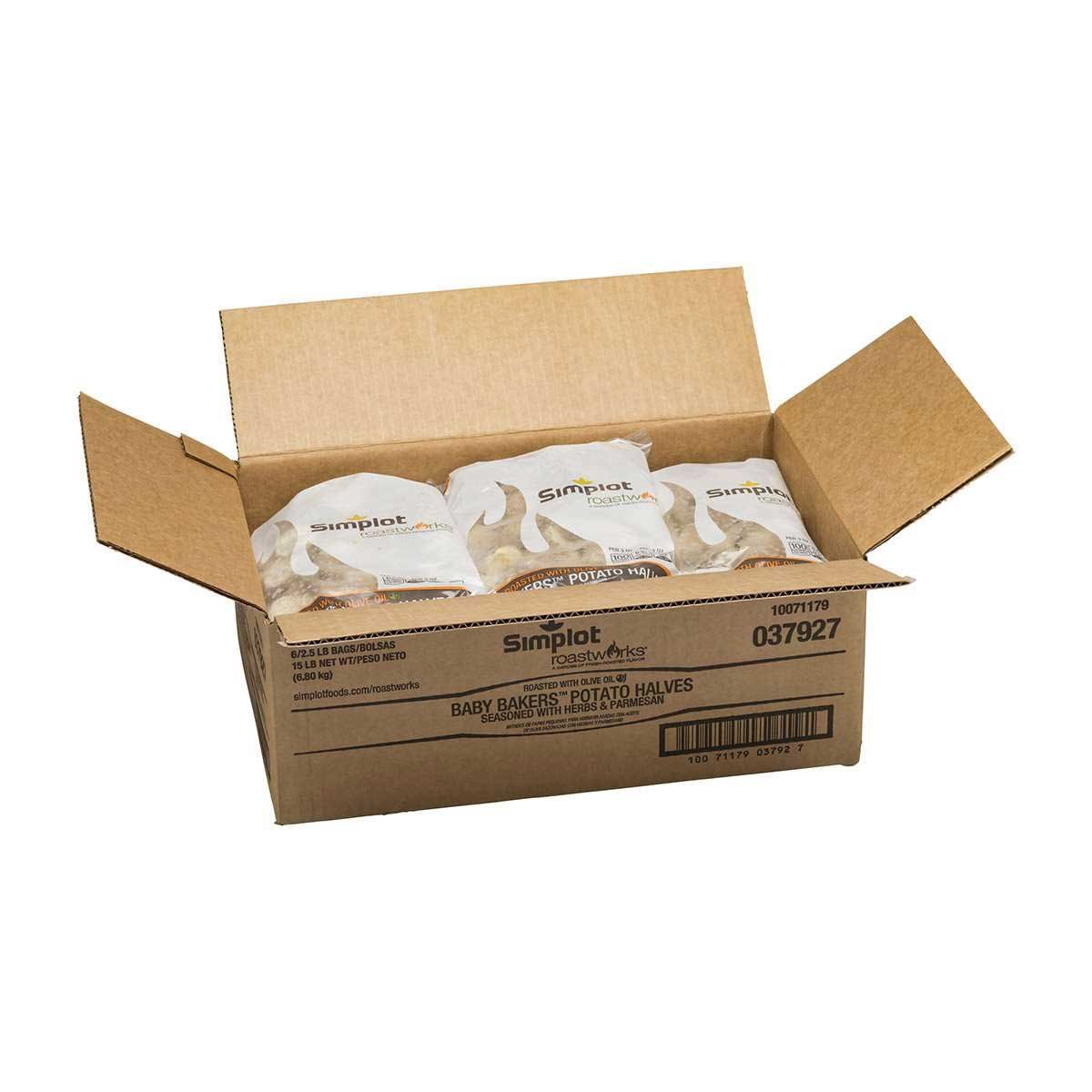 Roastworks Roasted Baby Bakers Halves With Herbs And Parmesan, 2.5 Pound -- 6 Per Case