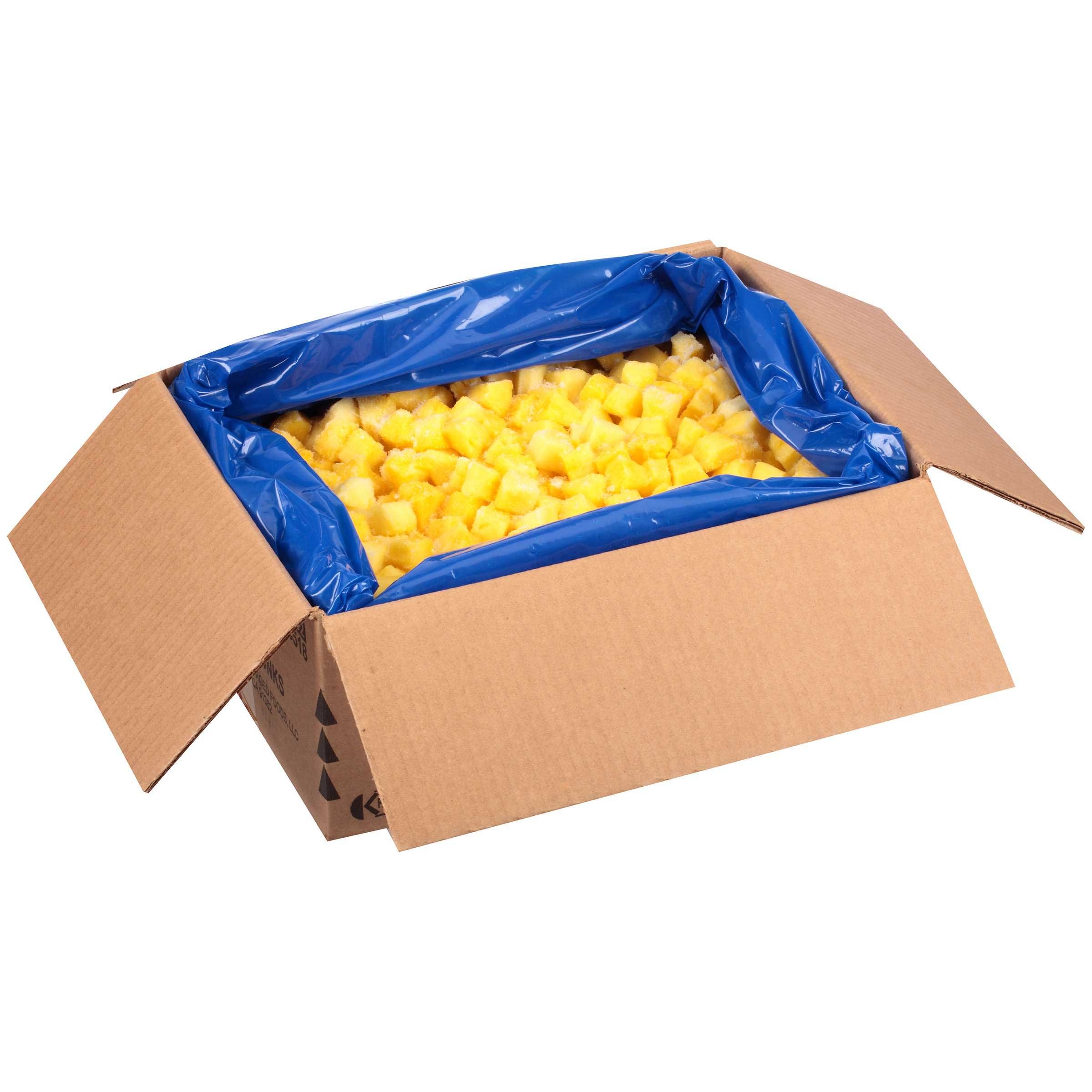 Dole Individual Quick Frozen Chunk Pineapple, 20 Pound.