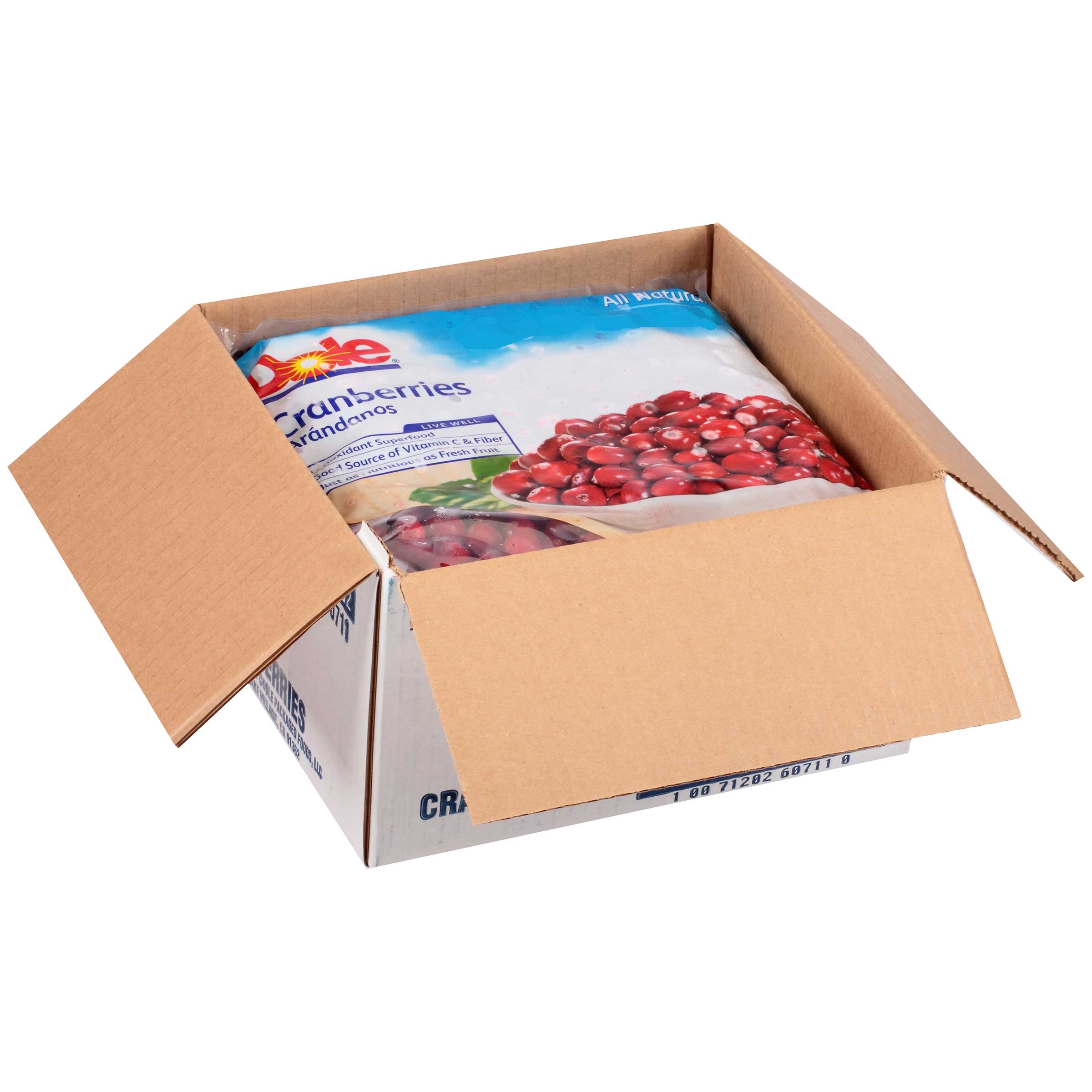 Dole Individual Quick Frozen Cranberry, 5 Pound -- 2 per case.