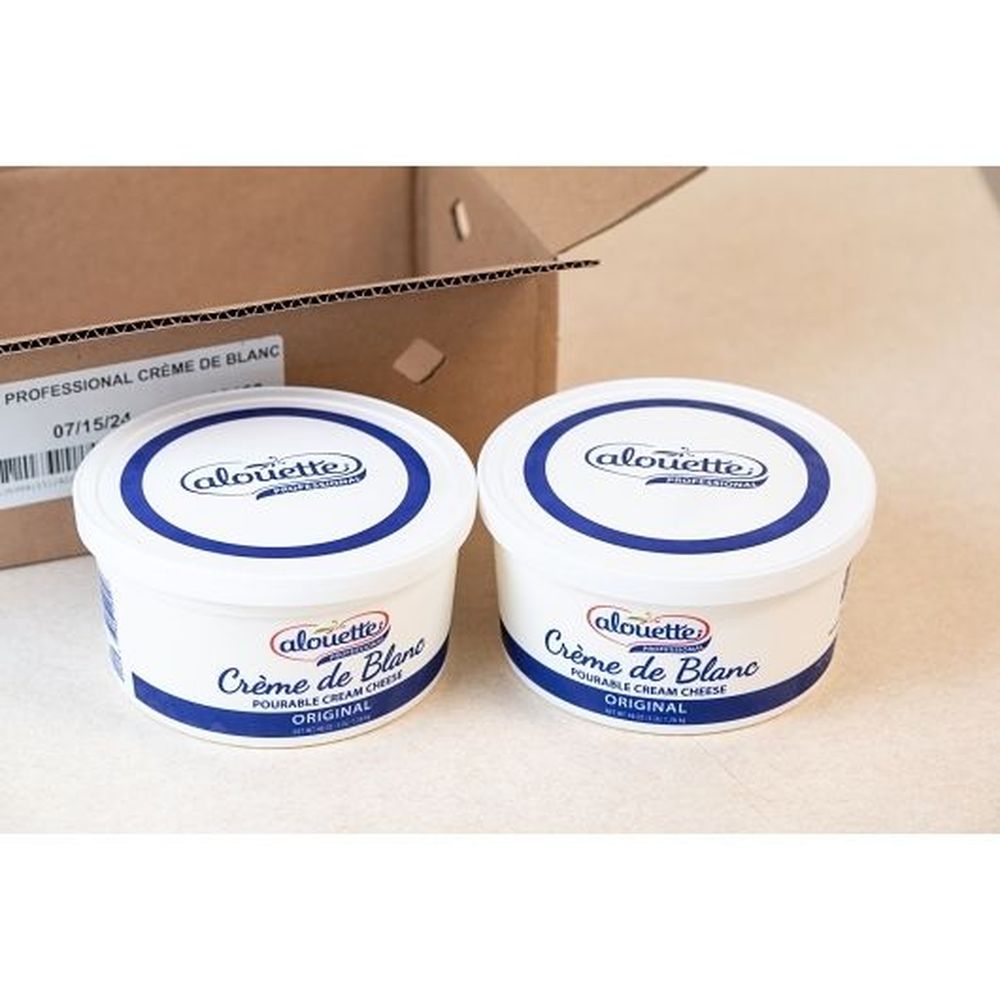 Alouette Professional Creme De Blanc Cream Cheese, 3 Pound -- 2 per case
