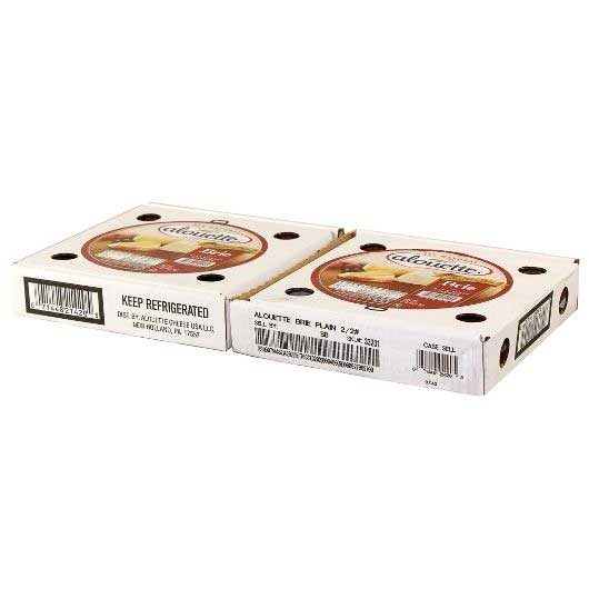 Alouette Double Creme Brie Wheel Cheese, 2 Pound -- 2 per case