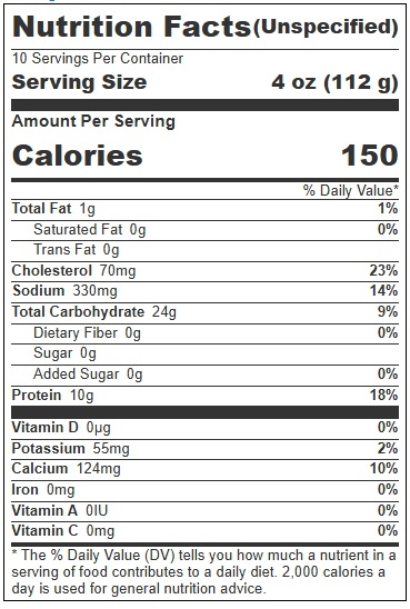 Social Kitchens Raw Breaded Calamari Rings, 2.5 Pound -- 4 Per Case