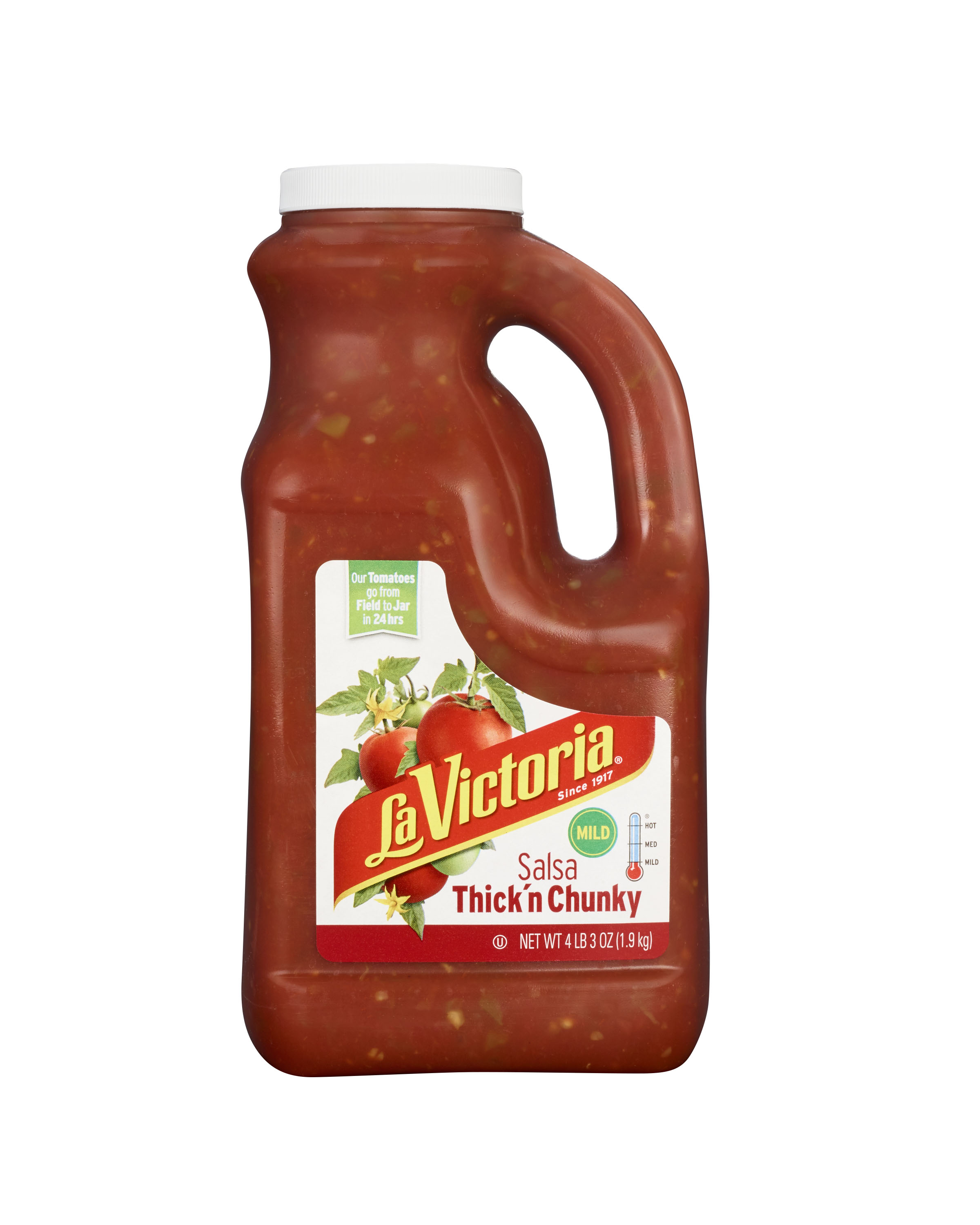 La Victoria Salsa, Thick & Chunky, Mild, Retail, 67 Ounce -- 6 Case