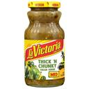 La Victoria Thick and Chunky Verde Medium Salsa, 15.5 Ounce -- 12 per case