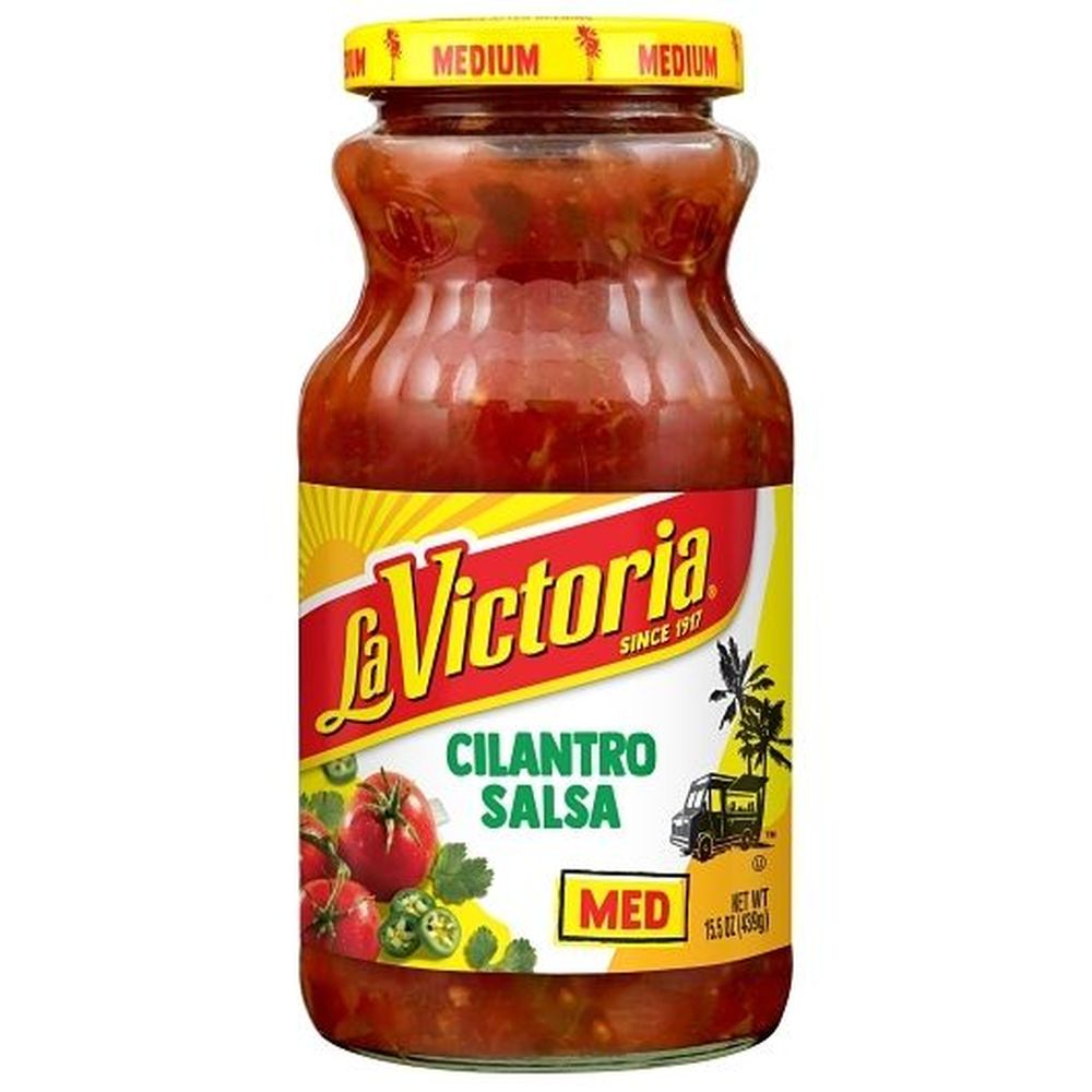 La Victoria Cilantro Medium Salsa, 15.5 Ounce -- 12 per case