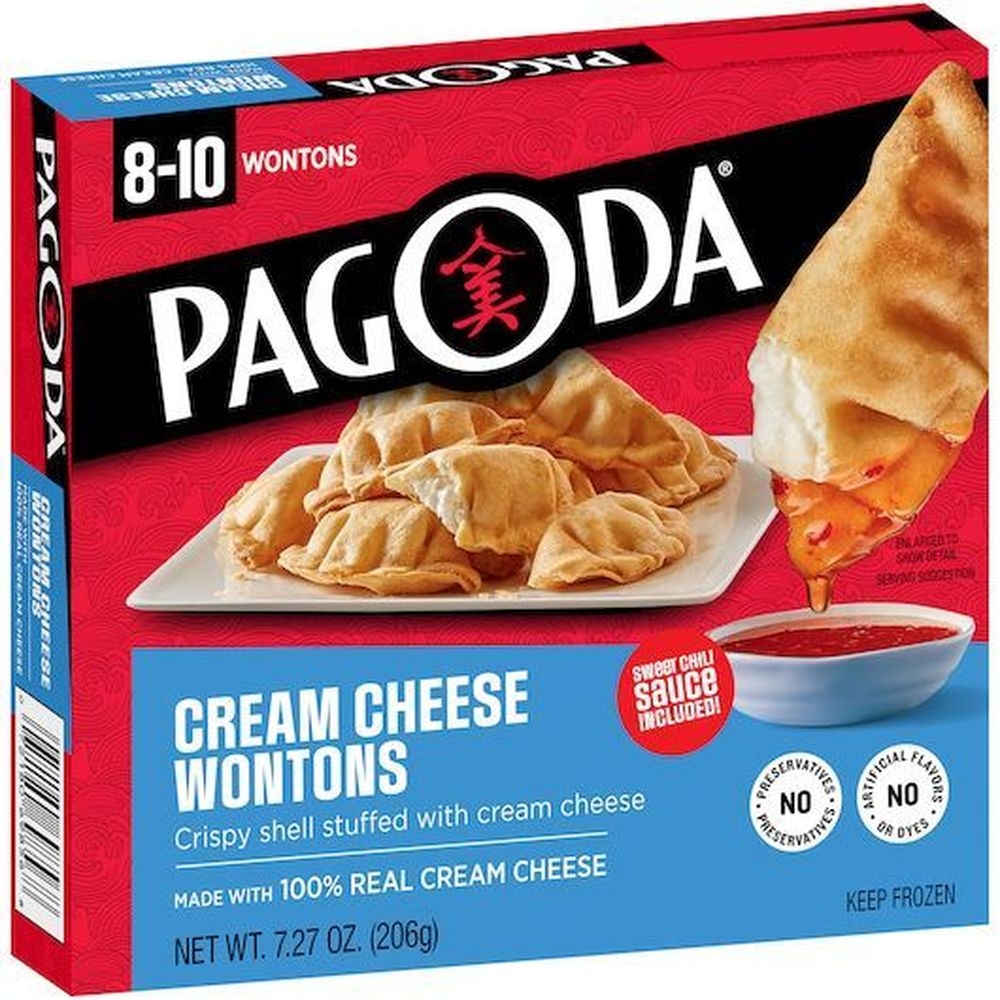 Pagoda Cream Cheese Wonton, 7.27 Ounce -- 12 per case