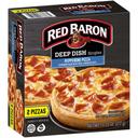 Red Baron Deep Dish Singles Pepperoni Pizza, 11.2 Ounce -- 12 per case.