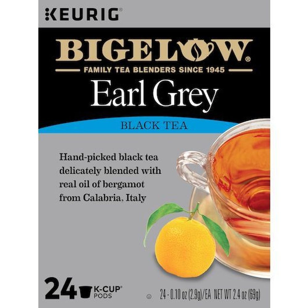 Bigelow Earl Grey Black Tea Keurig K-Cup Pod, 24 count -- 4 per case