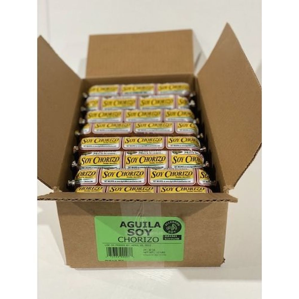 Aguila Mexicana Soy Chorizo, 8 Ounce -- 24 Per Case