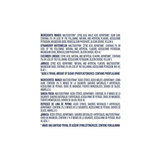 Flavor Aid Aguas Frescas Singles To Go Variety Pack Drink Mix, 50 count -- 4 per case