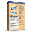 Sunkist Singles To Go Peach Drink Mix, 6 count -- 12 per case