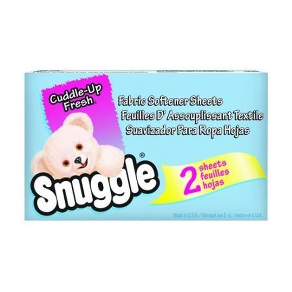 Vend-rite Snuggle Coin Vend Fabric Softener Sheet, 2 Count -- 100 Per Case