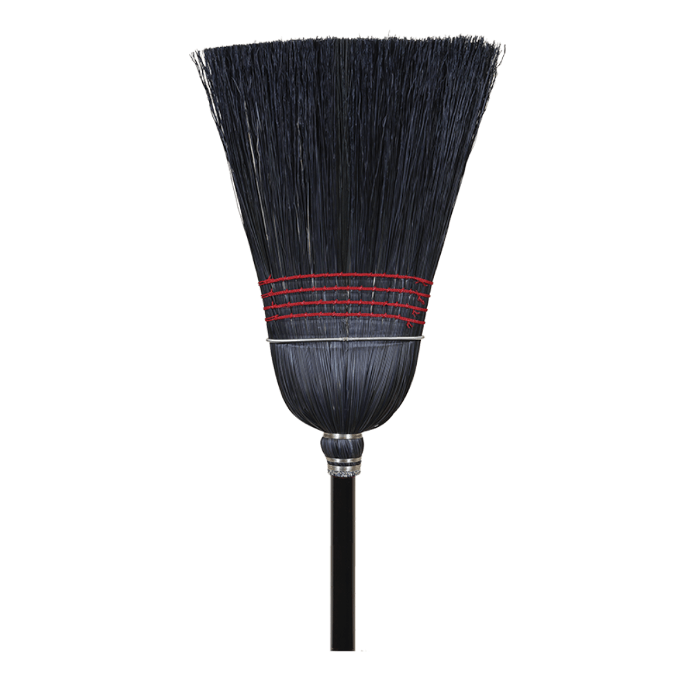 O-cedar Warehouse 100 Percent Black Corn Broom -- 6 Per Case