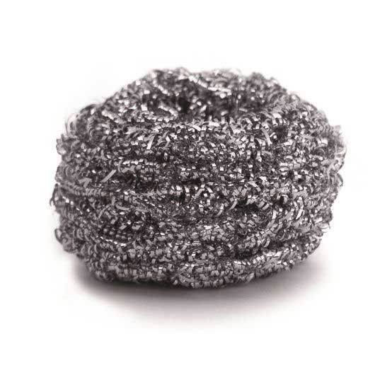 O-cedar Commercial Large Stainless Steel Scrubber, 35 Gram -- 72 Per Case