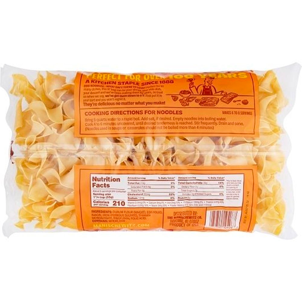 Manischewitz Extra Wide Egg Noodles, 12 Ounce -- 12 Per Case