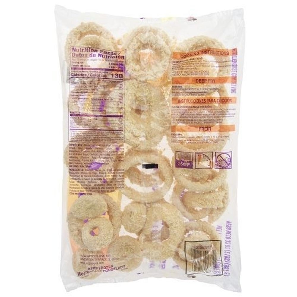 Moores 3/4 inch Gourmet Breaded Onion Rings, 2 Pound -- 12 per case