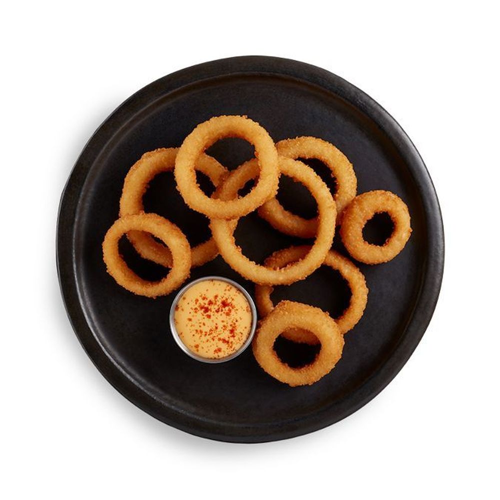 Golden Crisp 3/8 Homestyle Breaded Onion Rings, 12 Pound