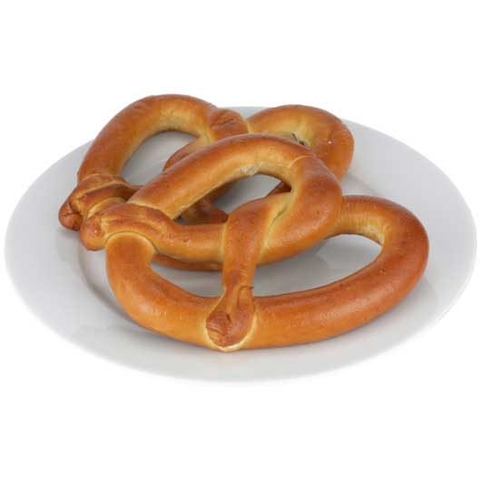 J and J Snack Super King Size Soft Pretzel -- 50 per case.