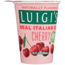 Luigis Cherry Real Italian Ice Cup, 10 Ounce -- 12 per case.