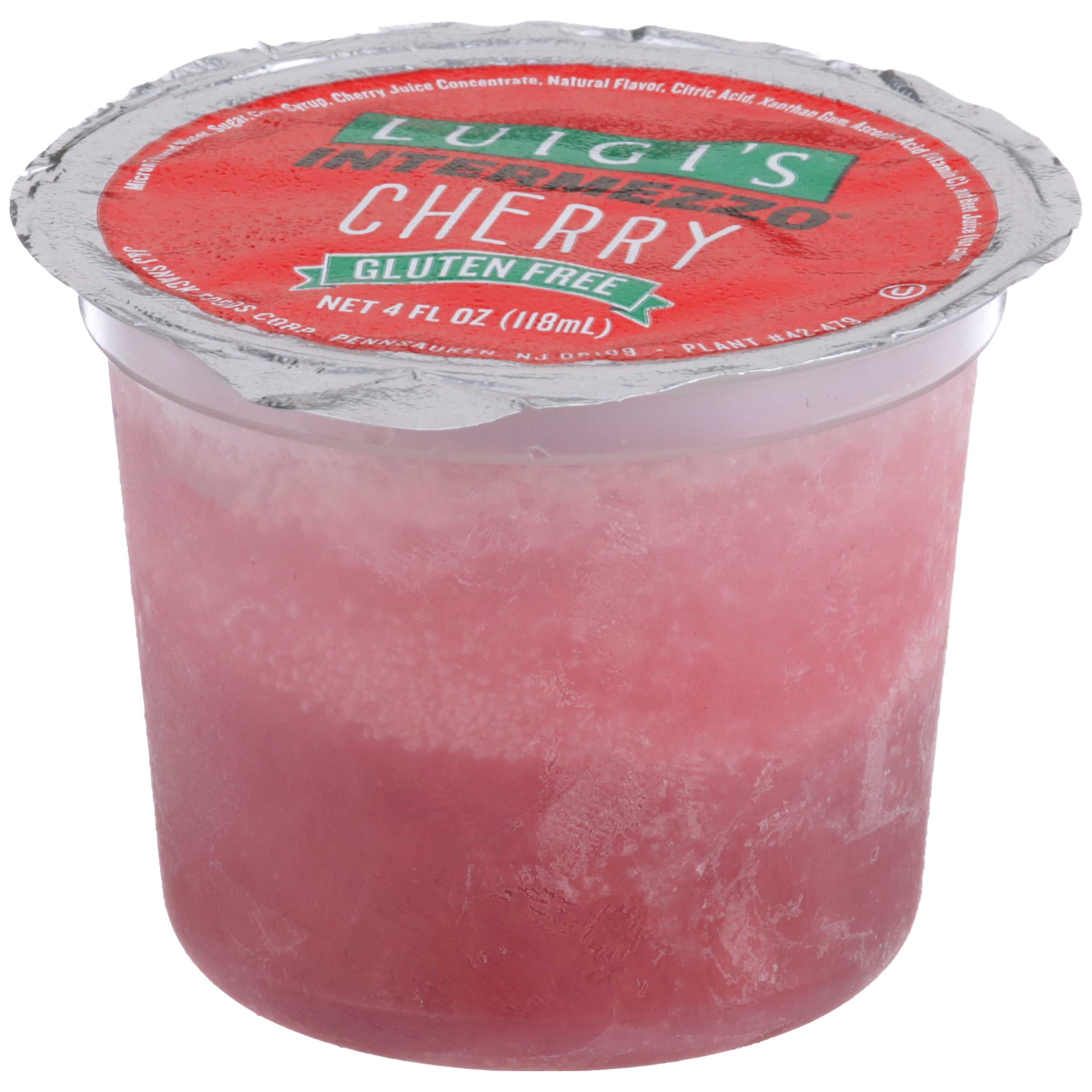 Luigi's Intermezzo Cherry Cup, 4 Ounce -- 72 Per Case