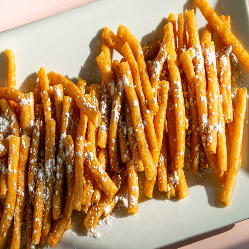 J and J Snack Funnel Cake Factory Fries, 4 Inch -- 600 per case