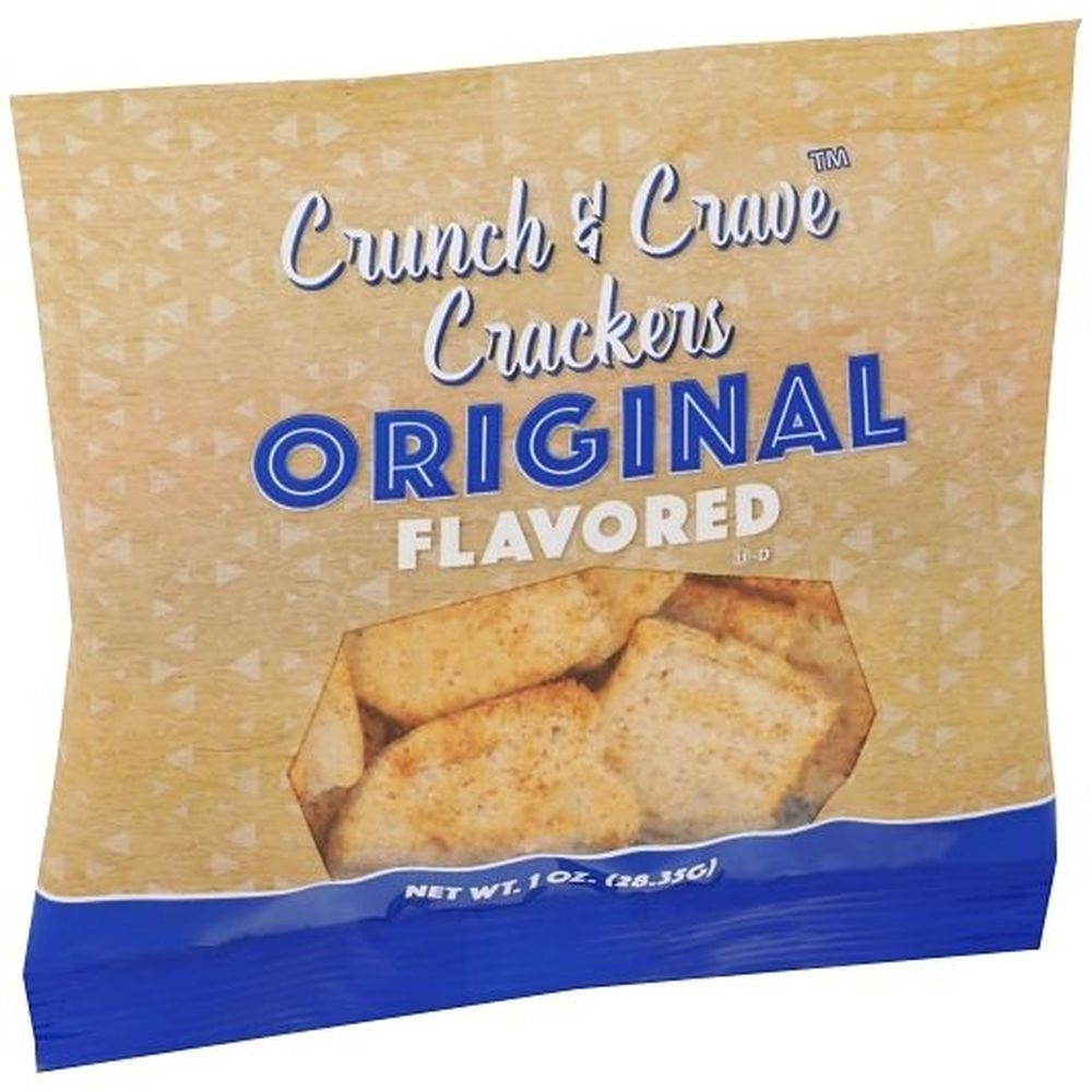 Crunch N Crave Original Crackers, 1 Ounce -- 160 per case