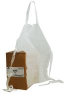 Chicopee Apron, Paper Adult White Plain Bib -- 100 per case.