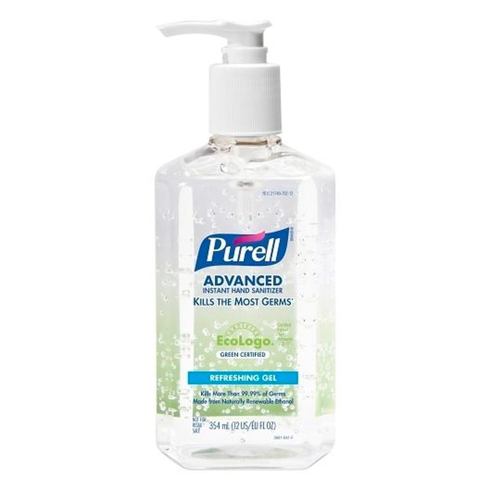 Purell Green Certified Instant Hand Sanitizer Gel, 12 Ounce -- 12 Per Case
